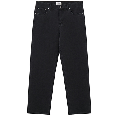 【春夏甄选】Hazzys哈吉斯春季男士长款休闲直筒通勤牛仔裤下装