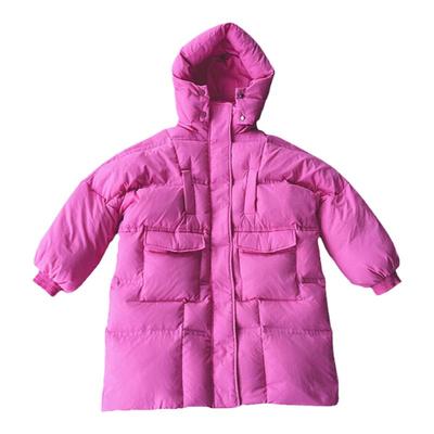 大娘定制女童秋冬加长羽绒服