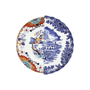 seletti餐具brunch餐盘中西合璧骨瓷创意艺术拼盘装饰盘菜盘牛排