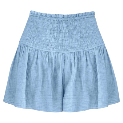 Leisure high-waisted pleated loose shorts   高腰褶皱宽松短裤