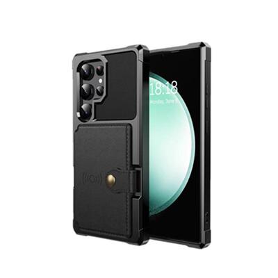 三星S24系列全包带卡包车载磁吸