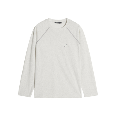 【抗菌速干】Unvesno(UN)sport&life运动撞色插肩秋季长袖T恤