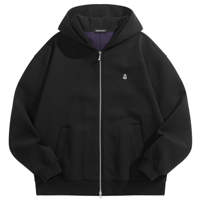 【商场同款】太平鸟男装卫衣26春季新款宽松连帽开衫 B2CRG1132