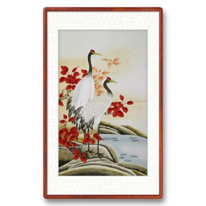 纯手绘国画装饰画客厅花鸟工笔画