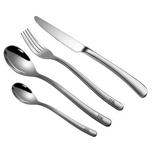 德国牛排刀叉西餐餐具套装全套316不锈钢刀叉勺三件套法式轻奢