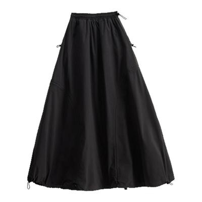 OUTCIRCS异形机能风抽绳半裙裙子