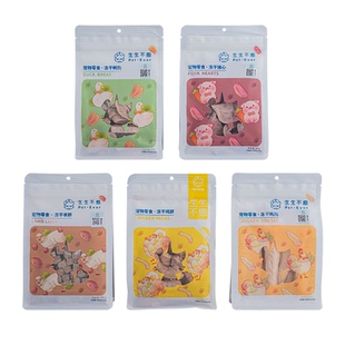 布丁妹妹 生生不息冻干狗狗零食鸡脖羊肝宠物磨牙鸡胸肉鸭肉干