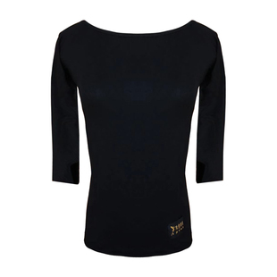 拉丁舞上衣长袖女七分袖新款摩登舞服装舞衣国标舞广场舞练功比赛