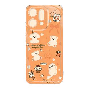 新款适用opporeno15pro手机壳女生14/12/13全包镜头RENO11可爱卡通10/9透明软壳8/7SE外壳保护套后盖OPPO硅胶