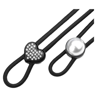 爱心金属弹簧扣卫衣帽子固定扣止绳扣锁扣绳子卡扣抽绳调节扣配件