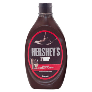 好时巧克力酱进口焦糖调味糖浆烘焙商用小瓶咖啡用抹面包淋面安然