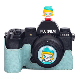 适用富士XS20保护套XS10相机包XT30二代微单底座xt4皮壳xt20配件