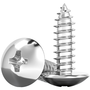 M3M4M5M6mm 304不锈钢大扁头自攻螺丝蘑菇头螺钉M2.9M3.5M4.2M4.8