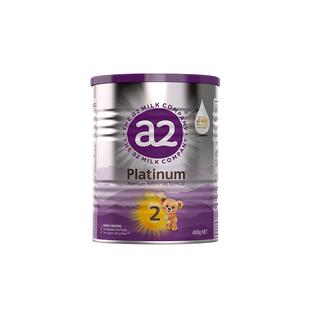 临期【新客试用】a2艾尔紫白金牛奶粉二2段400g罐装试喝6-12月