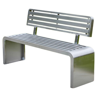 不锈钢公园椅户外长椅休闲座椅长条椅小区景观户外长凳商场排椅