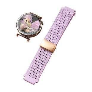 适用于OPPO手表表带WatchX2/X2mini新款透气针织腕带WatchX尼龙编织表链OnePlusWatch2/3运动一加手表2夏季