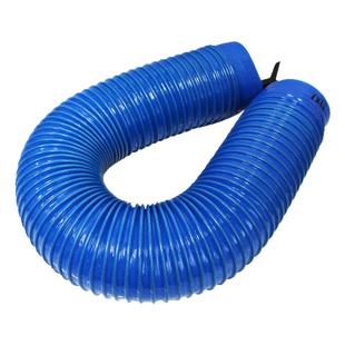 蓝色PVC工业吸尘管软管32到400木工开料机打磨雕刻波纹伸缩通风管