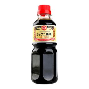 龟鹤寿淡口酱油500ml日料三文鱼刺身酱油海鲜酱油鱼生寿司蘸酱