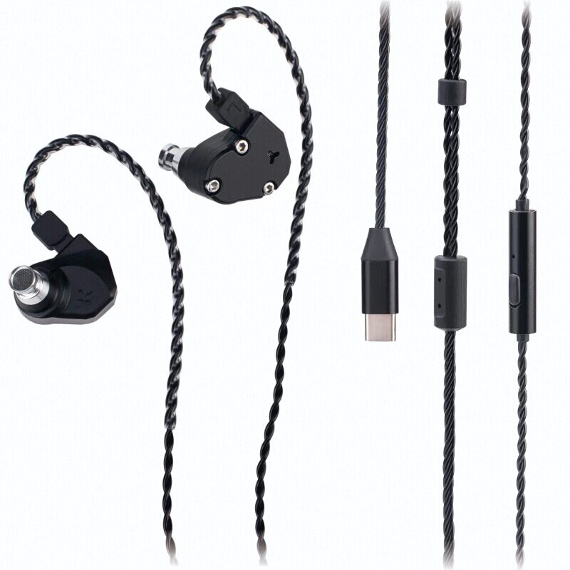天天动听C2 HiFi耳机有线入耳式高音质发烧级电竞电脑fps游戏通用