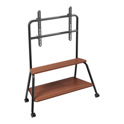 电视机落地支架可移动立式不锈钢带轮推车客厅55/65/75寸通用挂架