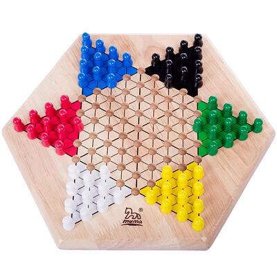 高档益智跳棋儿童大人皆可玩木质