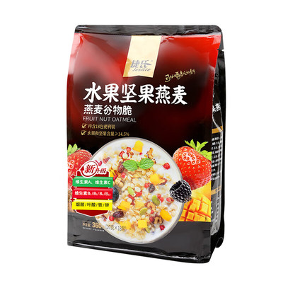 捷氏即食水果坚果配酸奶360g袋装