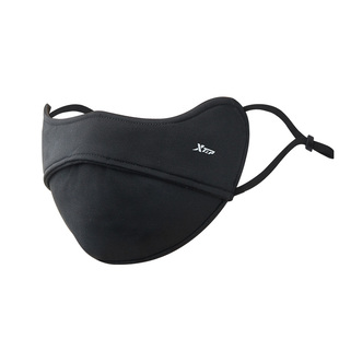 特步秋冬保暖口罩防风防寒女高颜值立体无痕防晒户外骑行面罩加绒