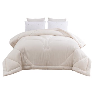 雅芳婷秋冬羽绒棉纤维被子宿舍单人学生冬季保暖被芯冬被床上用品