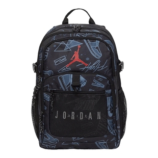 Jordan耐克儿童双肩包网眼拼接宽敞多口袋男女同款书包IQ5331-010