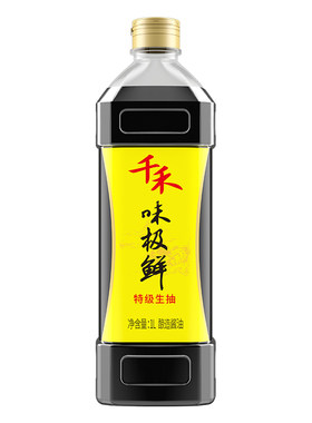 瓶装特级生抽味极鲜千禾