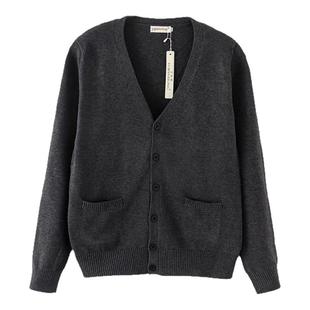 可奈物语 超萌人气爆款JK开衫 纯棉针织宽松学院外套秋冬百搭毛衣