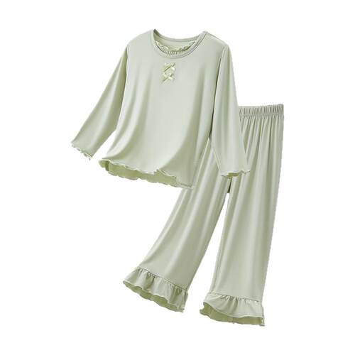 空气睡衣！谁懂太舒服了女童莫代尔睡衣女孩家居服中大童宝宝小孩