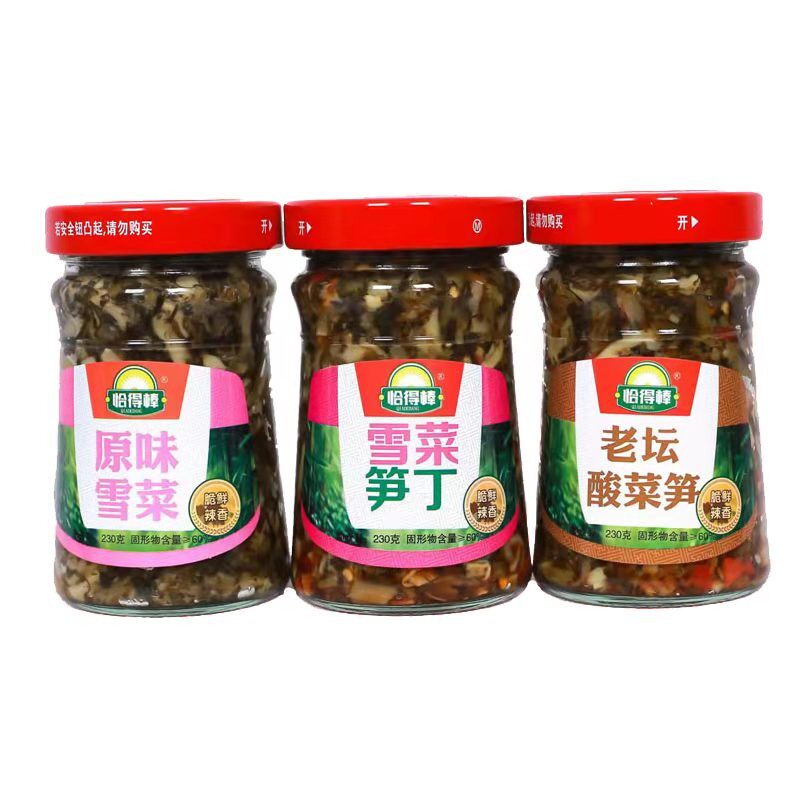 雪菜笋丁酸菜即食下饭菜江西特产