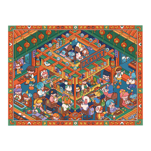 纸次方30.0+迷你7.0系列造景贴纸特油亮膜工艺高难度微缩场景3D立体小屋贴画手帐儿童玩具女孩圣诞节礼物