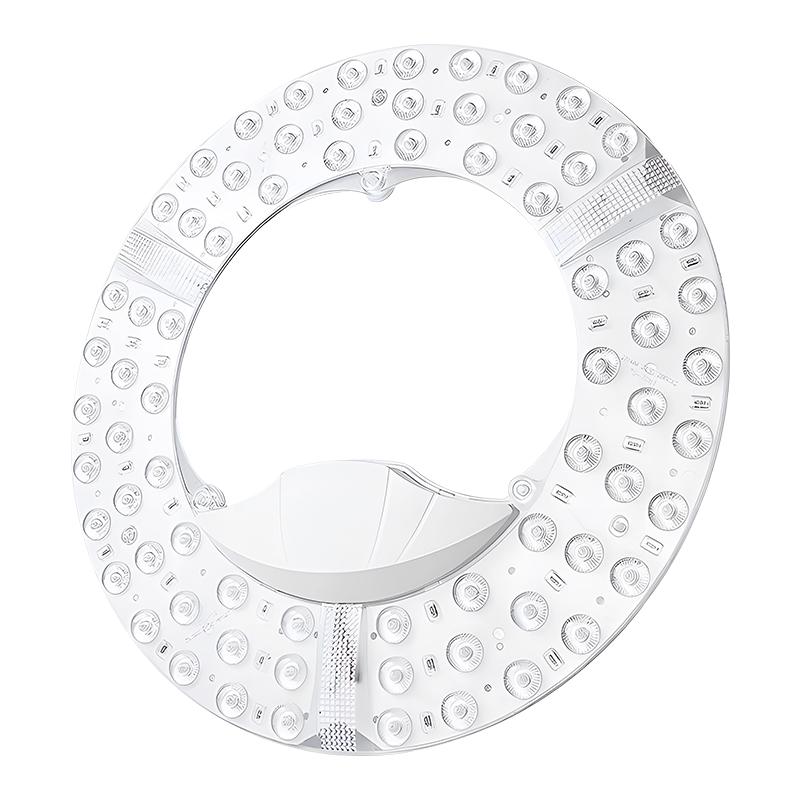 吸顶灯led灯芯卧室风扇灯替换光源护眼三色超亮全光谱圆环形灯盘