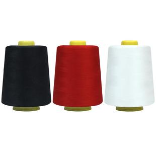 缝纫线大卷8000码缝衣服线家用锁边线402涤纶宝塔线缝纫机针线白