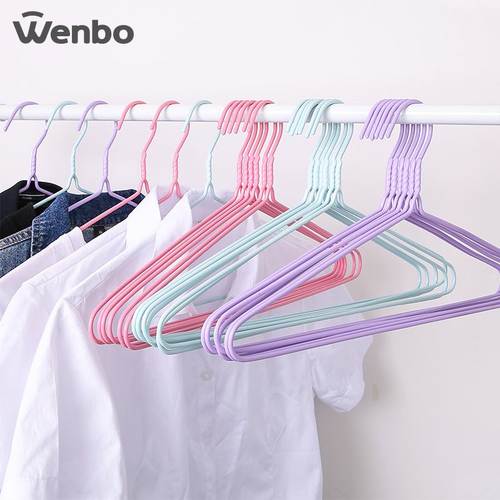 wenbo/文博凹凸型衣架家用衣服现货服装店超市批发钢丝衣架架