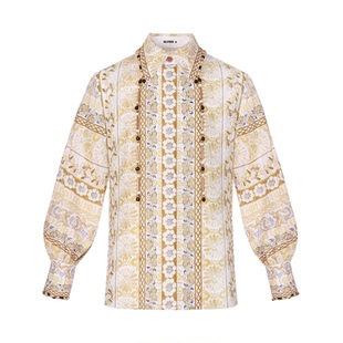 金粒 重工刺绣手木珠复古度假风长袖衬衫 山谷少年独立设计师男装