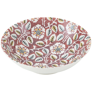 千代源复古饭碗家用高级感平盘子 日式汤碗拌面碗深盘蔬菜沙拉盘