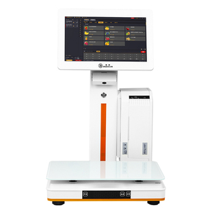 AI智能自动识别条码秤电子标签秤生鲜大超市商用水果店称重收银机打码一体机系统管理不干胶打印标签称收银秤