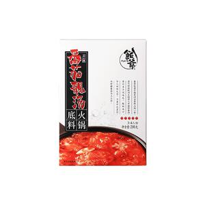 【明星推荐】饭爷番茄火锅底料新疆番茄小包装一人份汤包不辣200g