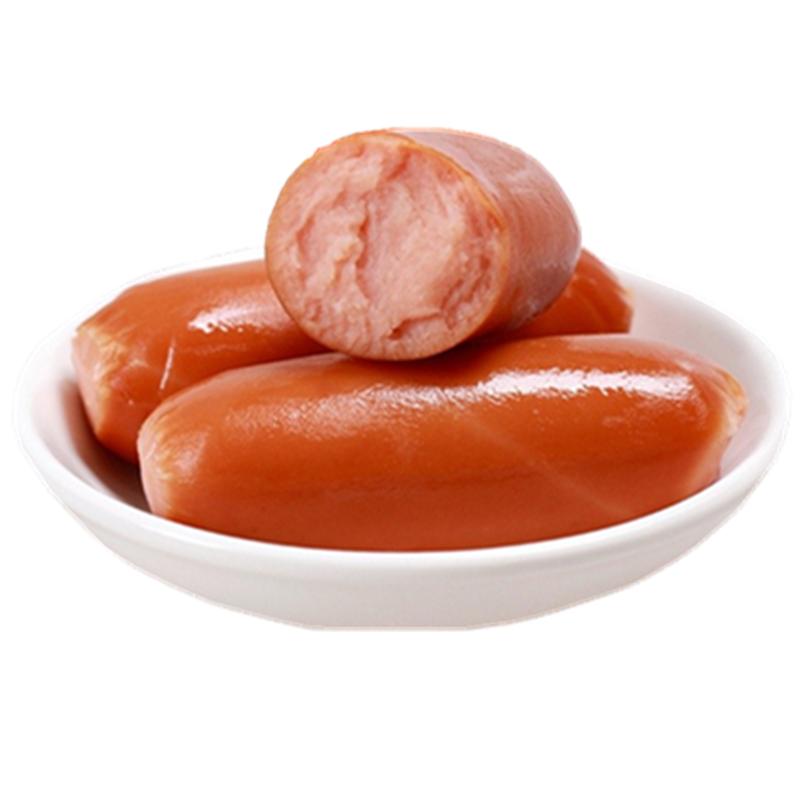 流行元素脆皮肠即食烟熏烤香辣肠火腿肠热狗办公室休闲零食品散装