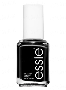 Essie056纯黑持久免烤指甲油