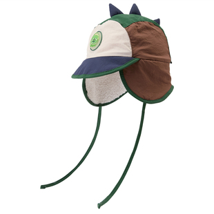 畹町儿童护耳帽秋冬保暖护耳护颈加绒可爱耳朵造型帽子毛绒套头帽