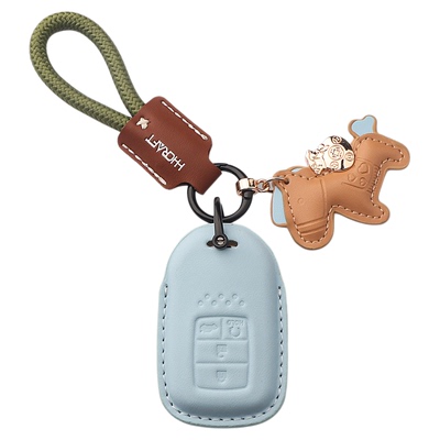 简约超纤马上有钱本田汽车钥匙套