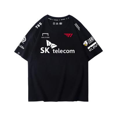 skt队服T1战队2023夏季比赛短袖