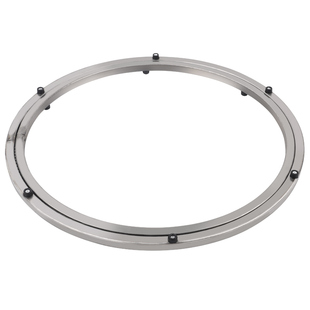 餐桌转盘底座不锈钢轴承大理石实木钢化玻璃圆桌面转芯器旋转轨道