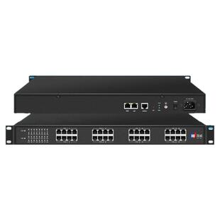 国威IP语音网关HB100-96FXS 网络IP转模拟电话传真FXS口 IAD机架式 模拟外线扩展 兼容各品牌IPPBX交换机