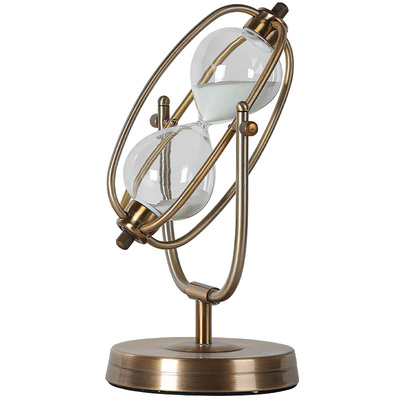 金属计时北欧风格书房沙漏摆件