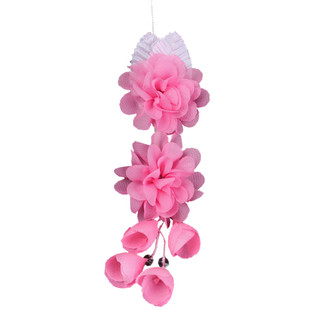 戏曲头花鬓花京越剧青衣花旦小旦丫鬟耳边花双朵头饰绢花纱花发饰